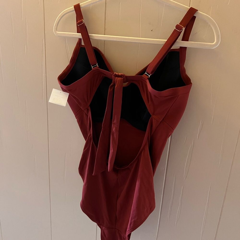 Cache Coeur Underwired Maternity Swimsuit Monaco Terracotta 34G/H - Picture 6 of 8